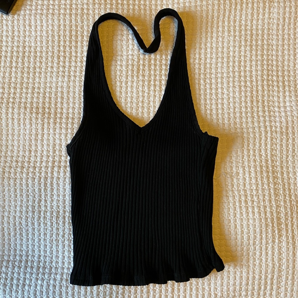 Zara Black Crop Top